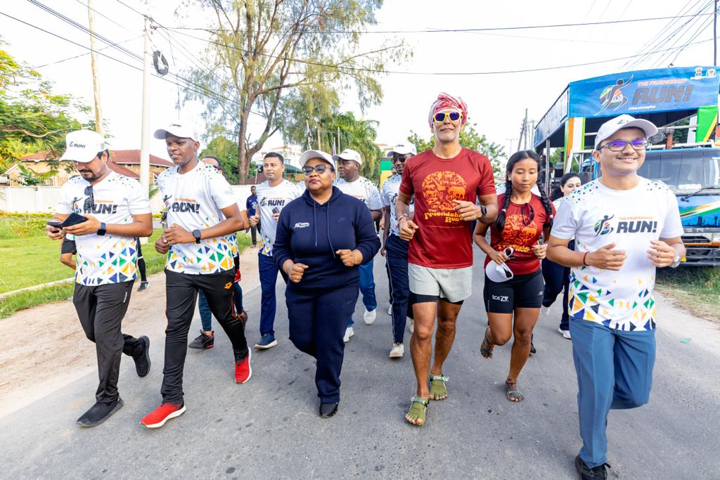 You are currently viewing Pics: Milind Soman At "Friendship" Marathon Organised By India, Tanzania