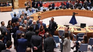 Read more about the article Israel Hamas war: UN Security Council approves toned down bid to boost aid to Gaza after US abstains