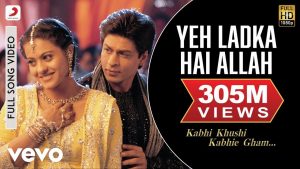 Read more about the article Yeh Ladka Hai Allah Full Video – K3G|Shah Rukh Khan|Kajol|Udit Narayan|Alka Yagnik