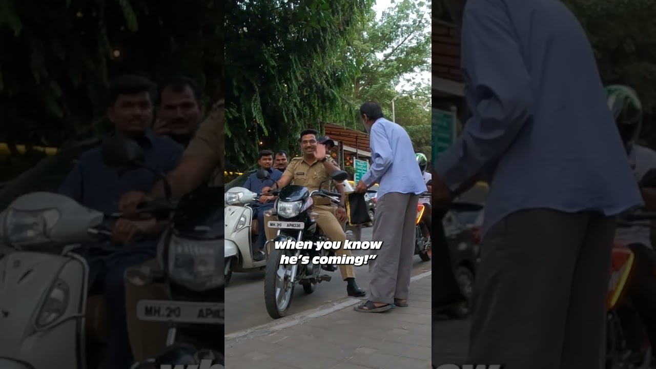 Indian Cop's Funny Reaction to Bollywood Nickname!