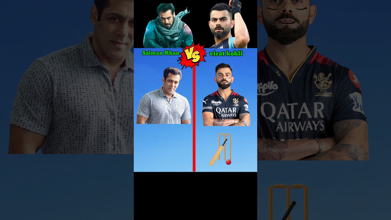 Salman Khan vs Virat Kohli #salmankhan #viratkohli #cricket #bollywood #shorts