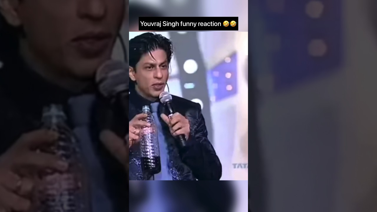 Youvraj singh funny reaction 🤣😂 with srk #shorts #shortsfeed #bollywood