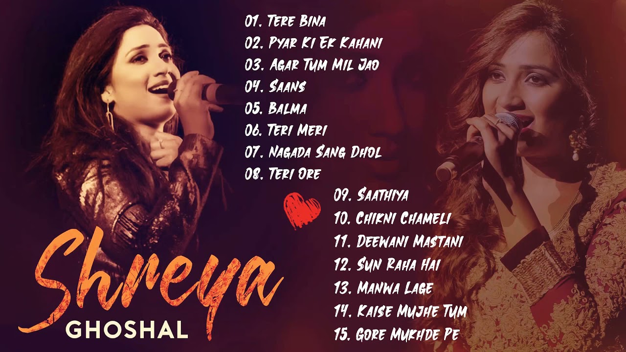 Shreya Ghoshal Bollywood Hindi Love Songs | Shreya Ghoshal Hit Songs | Audio Jukebox AVS