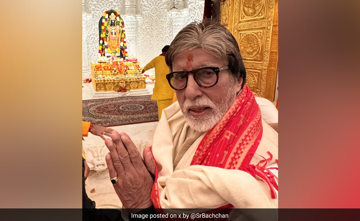 You are currently viewing "Faith Doesn't Possess Description": Amitabh Bachchan On Ram Temple Event