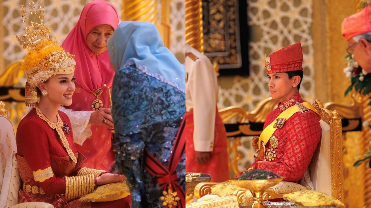 You are currently viewing Pics: Brunei’s Prince Abdul Mateen marries commoner in lavish wedding ceremony