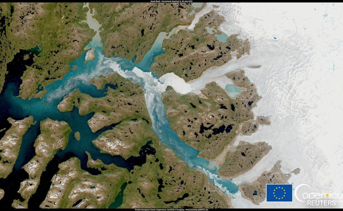You are currently viewing Greenland Ice Sheet Shrunk By 5,091 Sq Km In 4 Decades: Study