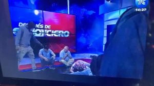 Read more about the article Ecuador live tv hijacked by gunmen amid 60 day state emergency over drug cartel in prisons