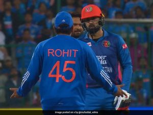 Read more about the article Watch: Kohlis Strong Reaction As Rohit, Nabi Argue Over 'Sportsmanship'
