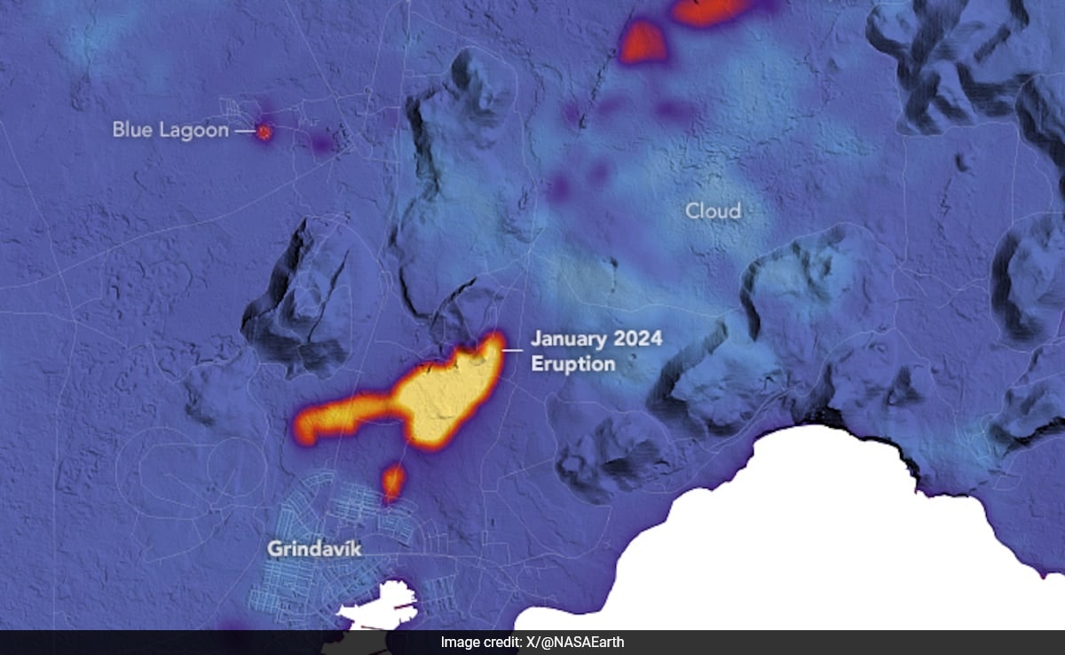 You are currently viewing NASA Captures New Fissures Spewing Lava In Iceland