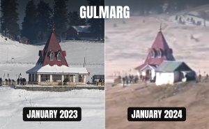 Read more about the article No Snow In Gulmarg This Year? Video Shows Dry Ground In Kashmir Town