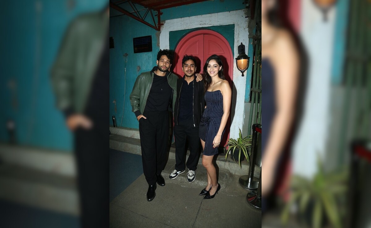 You are currently viewing Ananya Panday, Adarsh Gourav, Siddhant Chaturvedi And Others At Kho Gaye Hum Kahan Success Bash