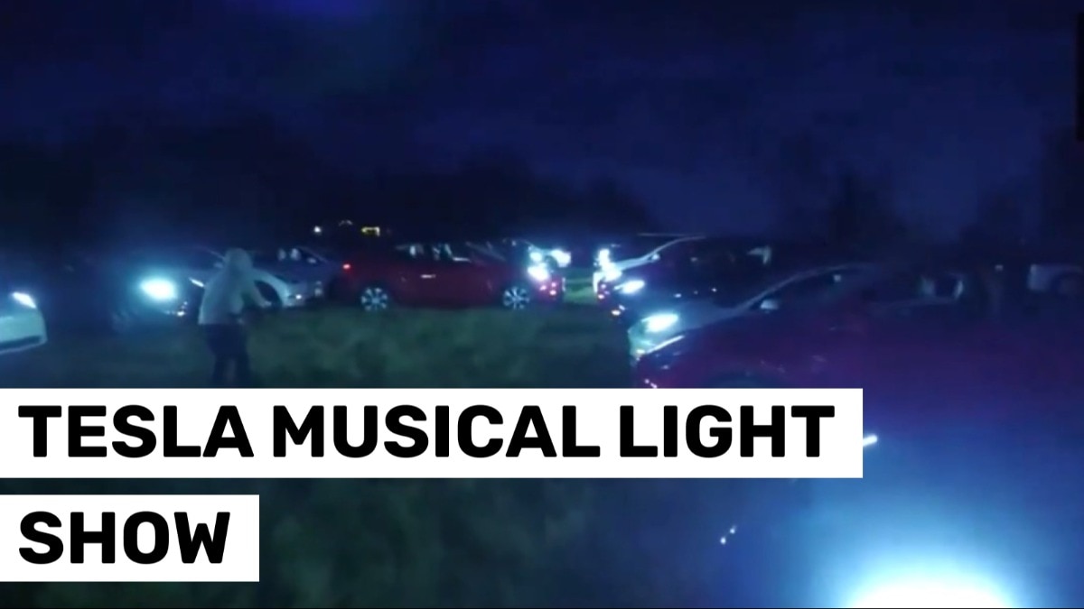 You are currently viewing Watch: Tesla Musical Light show in America ahead of Ram Mandir inauguration