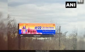 Read more about the article 40 Ram Mandir Billboards Put Up In 10 US States Ahead Of Inauguration
