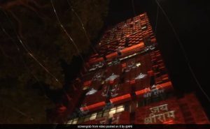 Read more about the article Watch: Mukesh Ambani's Antilia Lights Up Ahead Of Ayodhya Temple Event