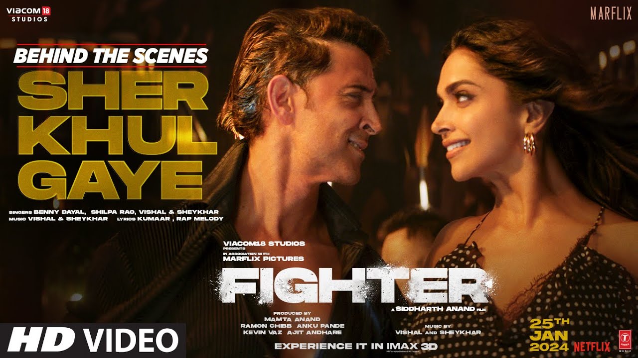 FIGHTER: Sher Khul Gaye Song, Hrithik, Deepika, Vishal-Sheykhar, Benny, Shilpa, Kumaar, Bosco-Caesar