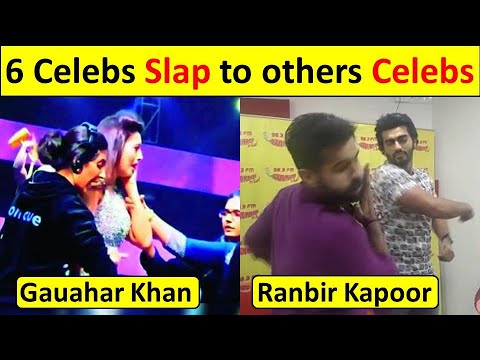 Top 6 Bollywood celebs s|ap to other celebs on Camera | Ranbir Kapoor, Gauahar Khan, Rakhi Sawant