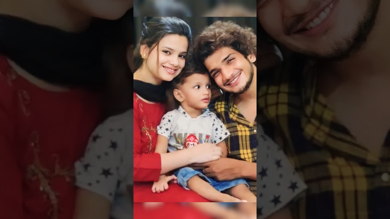 Munawwar Faruqui with his wife and Son #shorts #munawarfaruqui #ytshorts #bollywood #biggboss #love