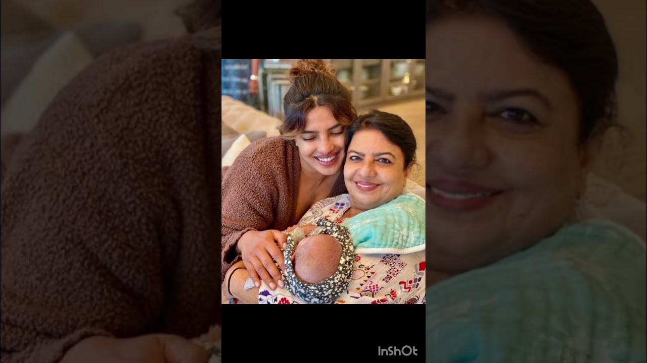 Priyanka Chopra with daughter beautiful pic #tranding #viral #shortsvideo #bollywood