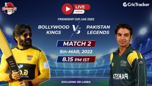 Read more about the article Friendship Cup LIVE: Match 2 Bollywood Kings v Pakistan Legends Live Stream | Live Cricket Streaming