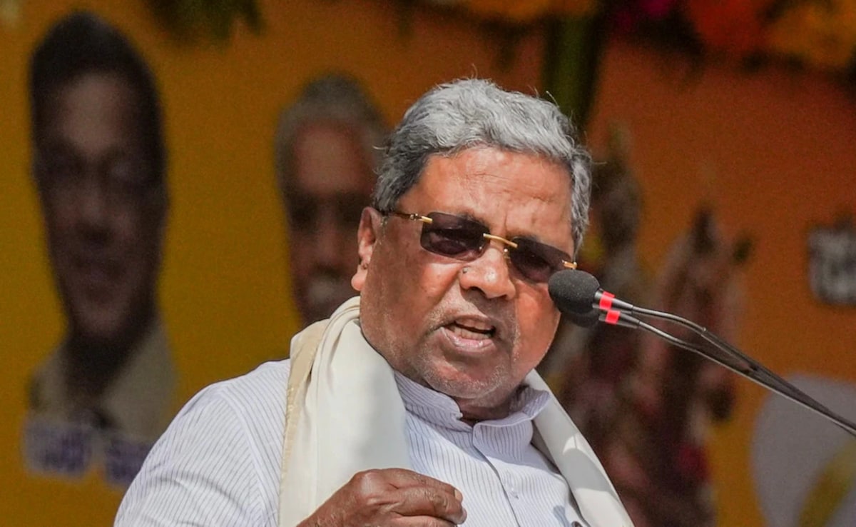 "Started Fulfilling Promises From The Day We Took Oath": Siddaramaiah