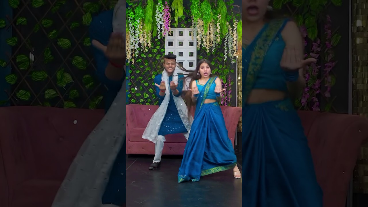 14 Ko Tera Sandesa Aaya ….. #shortsvideo #dance #couple #bollywood #rishabhshruti #ytshorts