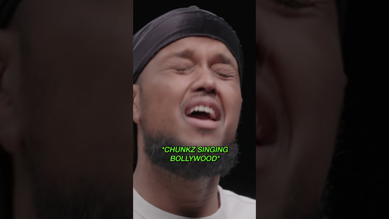 @Chunkz shows off his Bollywood vocals!