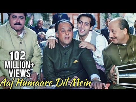 Aaj Humaare Dil Mein – Bollywood Song – Alok Nath, Reema Laagu, Salman Khan – Hum Aapke Hain Kaun