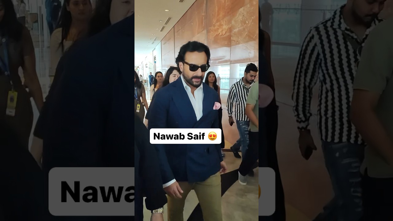 रॉयल लुक में #saifalikhan  इवेंट में पहुंचे #e24 #bollywood #shortsvideo