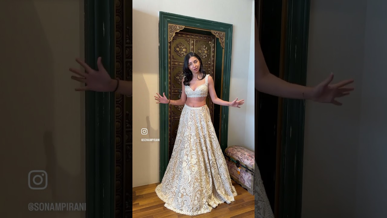 A delulu GRWM we all need ! #dubaifashion #desi #bollywood #arabfashion #funny #fashion #lehenga