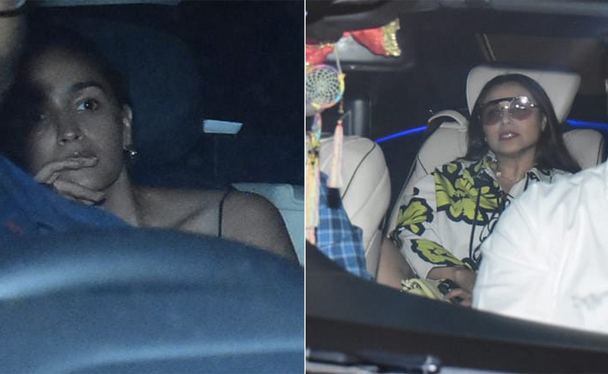 You are currently viewing Rani Mukerji, Alia Bhatt Spotted Arriving At Karan Johar's House For Yash-Roohi's Birthday