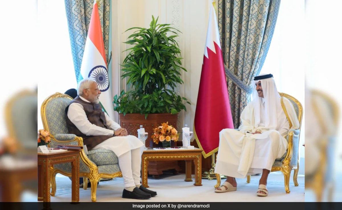 You are currently viewing PM Modi Concludes Visit To Qatar After Meeting Top Leadership