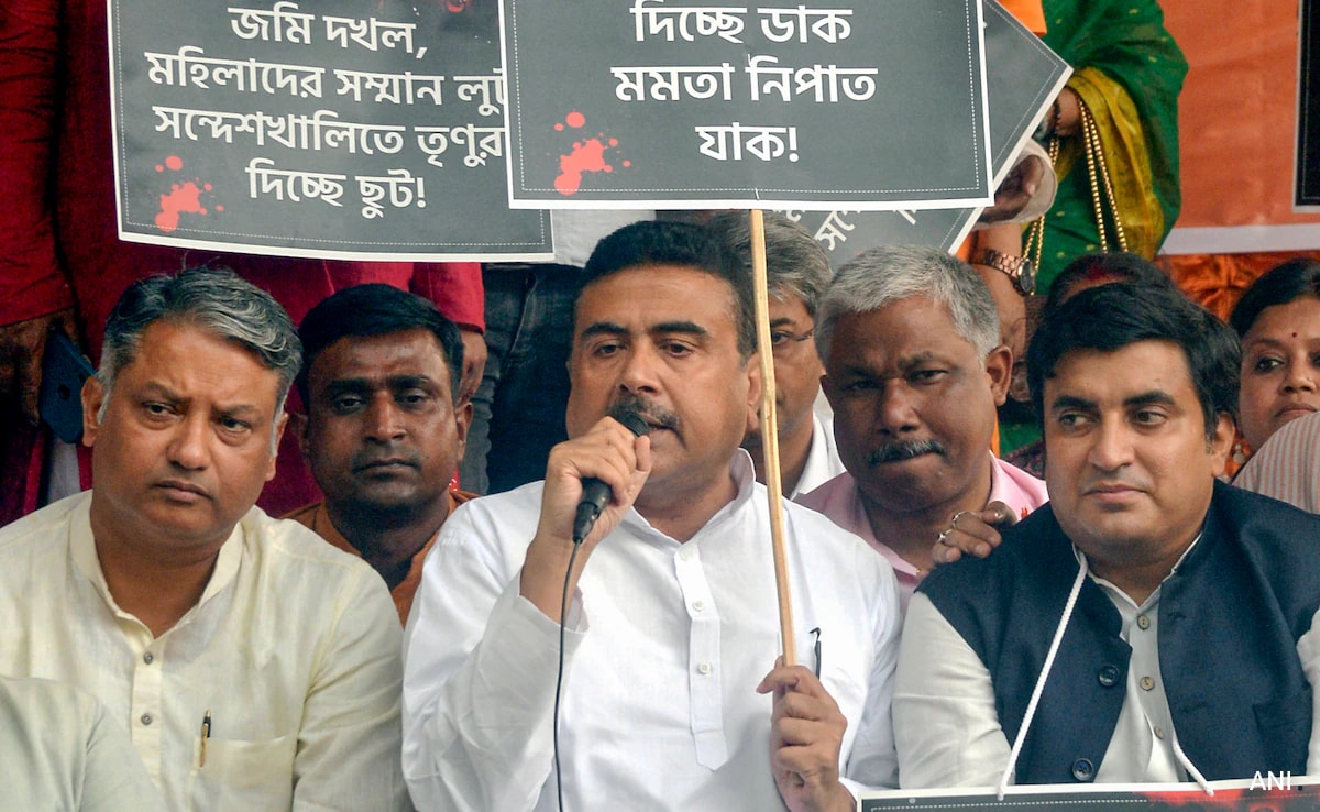 You are currently viewing High Court Allows BJP's Suvendu Adhikari To Visit Bengal's Sandeshkhali