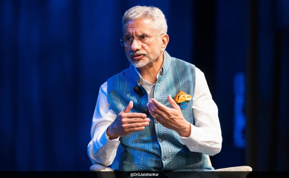 You are currently viewing India Ended Covid As "A Country Of Contribution": S Jaishankar