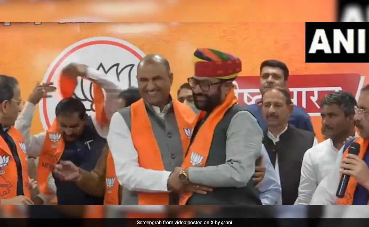 4-Time Congress MLA, Ex Rajasthan Minister Mahendrajeet Malviya Joins BJP