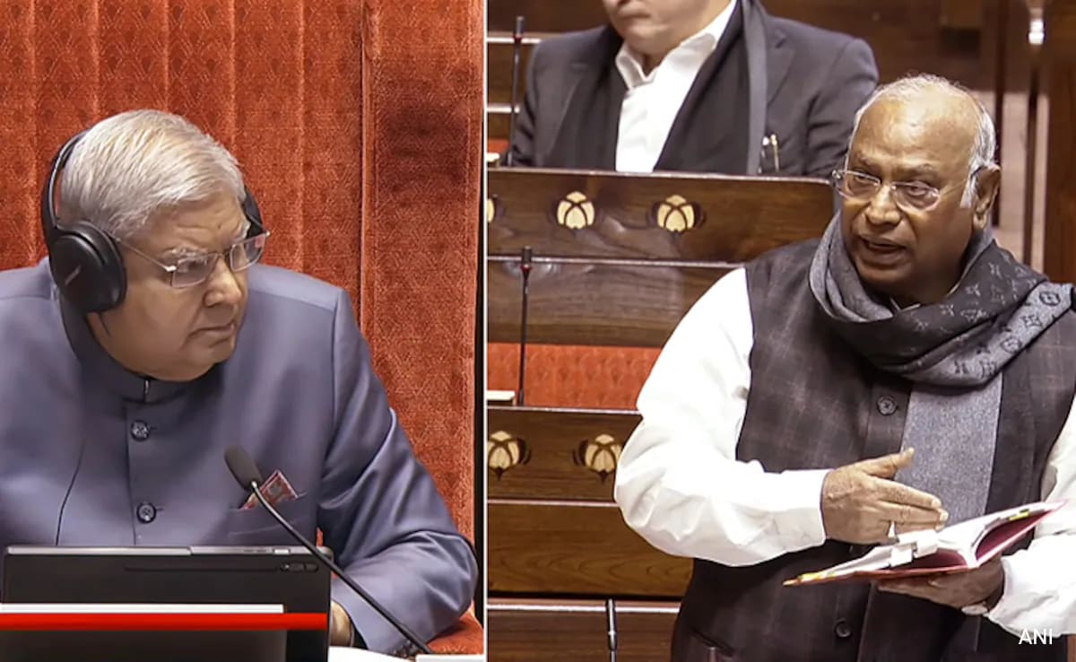 You are currently viewing M Kharge Protests Move To Expunge Rajya Sabha Remarks, Chairman Responds