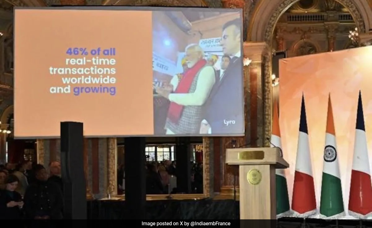 Read more about the article "Great To See This": PM Modi Lauds Launch Of UPI At France's Eiffel Tower