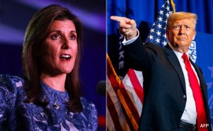 Read more about the article Nikki Haley Hits Back As Donald Trump Mocks Her Husband