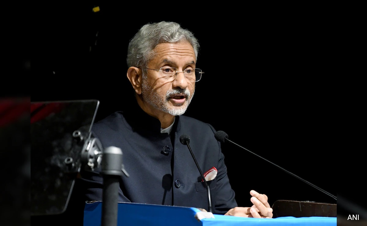 S Jaishankar Says Conflict In Gaza "A Matter Of Great Concern"