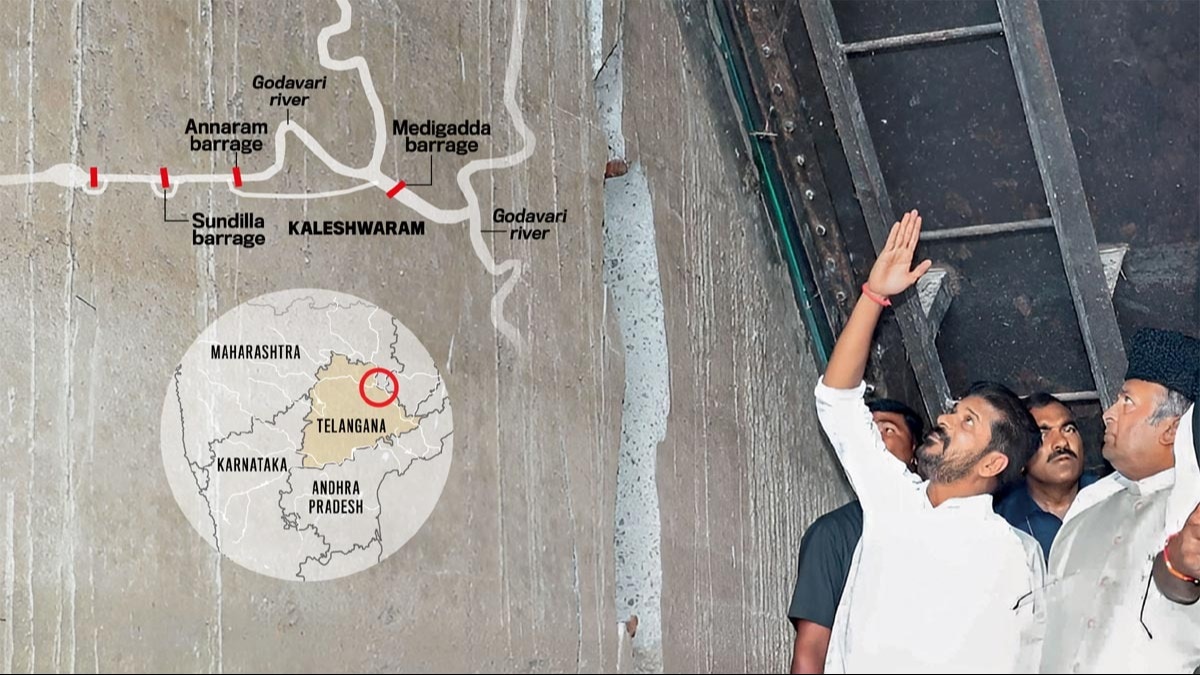 Read more about the article Telangana's troubled Kaleshwaram project | A barrage of woes