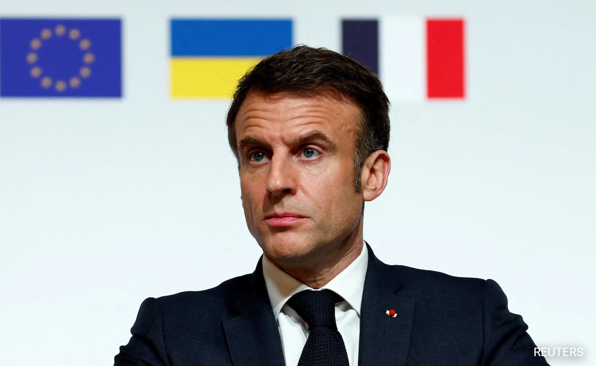Read more about the article Emmanuel Macron Says Sending Troops To Ukraine Cannot Be Ruled Out
