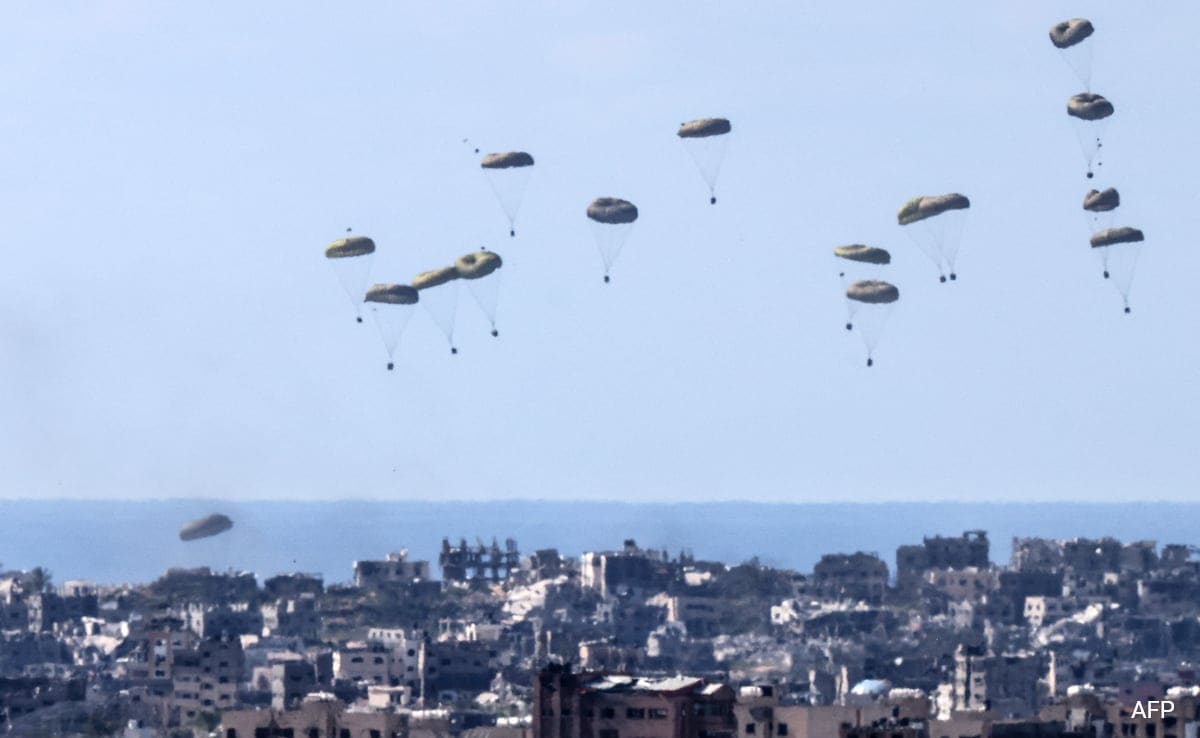 You are currently viewing Hamas Urges End To Gaza Airdrops After Deaths, Asks For More Aid Trucks