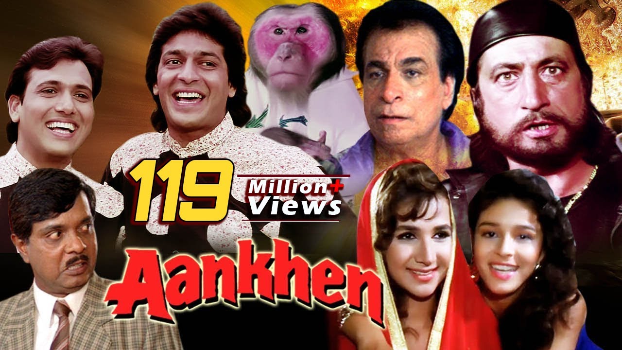 Aankhen Full Movie in HD | Govinda Hindi Comedy Movie | Chunky Pandey | Bollywood Comedy Movie