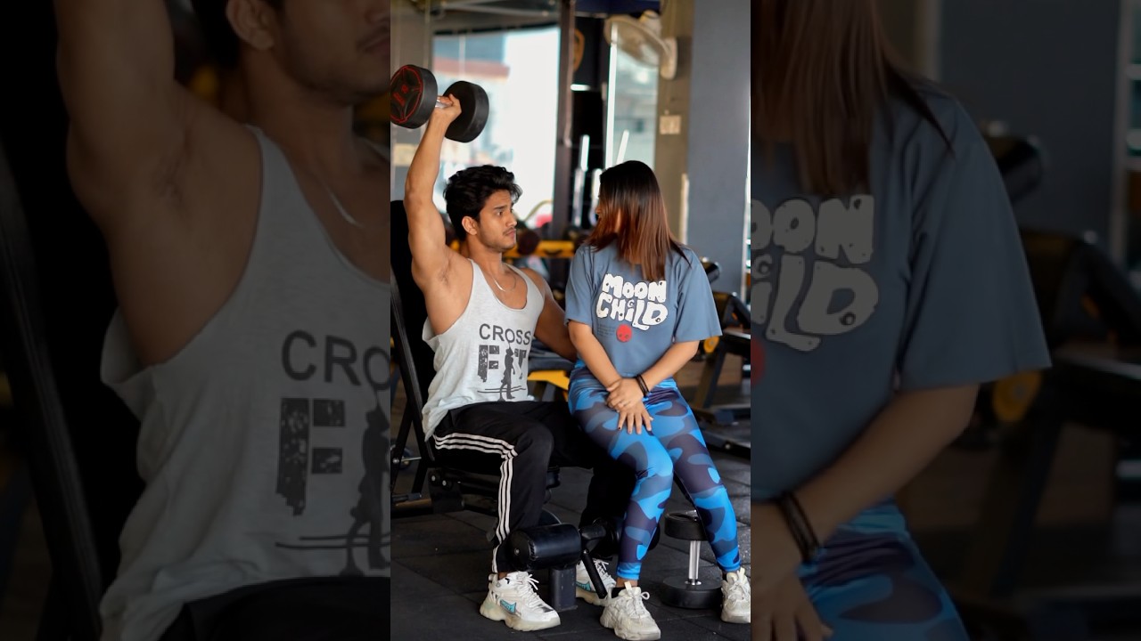 Gym love story 🫶🏻😍 #music #bollywood #gymlife #foryou #attitude #trending #shortvideo #foryou