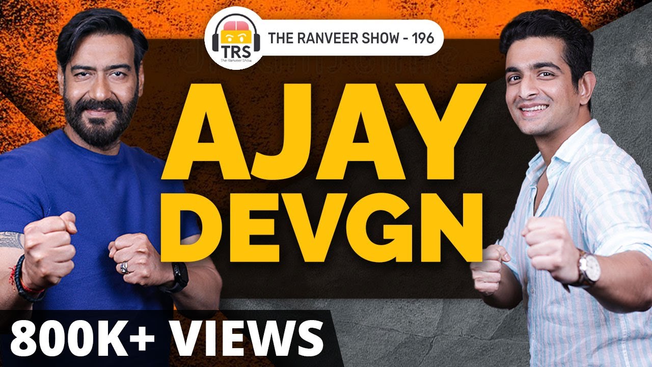 Ajay Devgn Opens Up On His Bollywood Career, Family Life & Success | The Ranveer Show 196