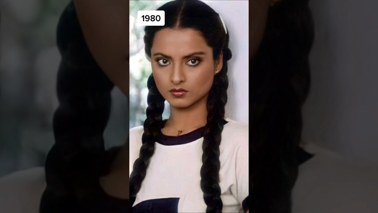 You are currently viewing Rekha (1970-2023) transformation Age is just a number #youtubeshorts