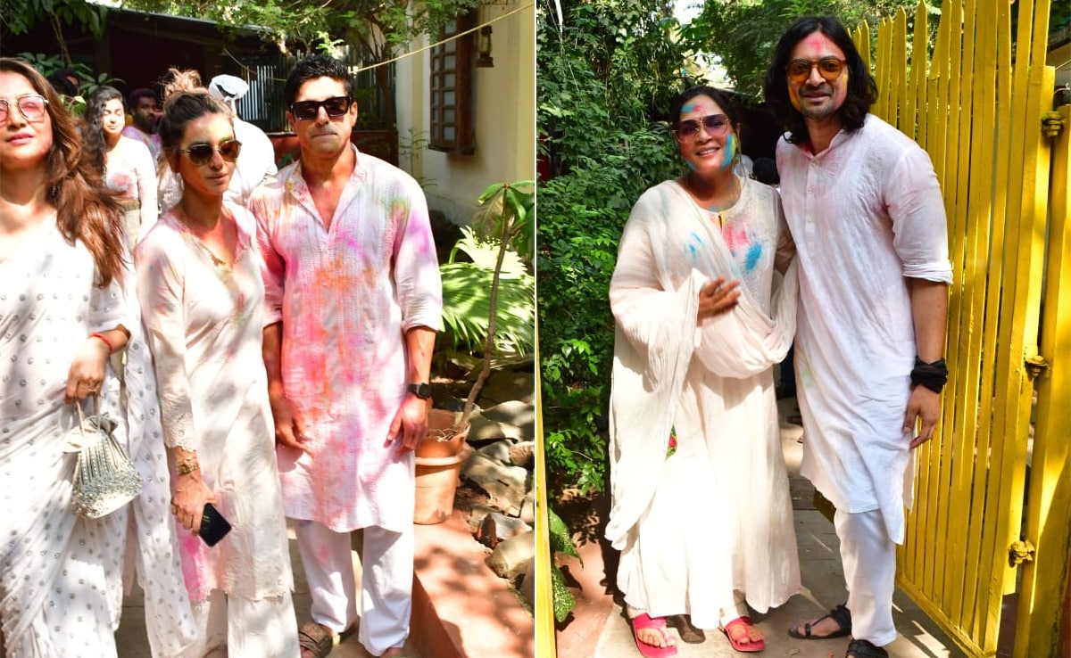 You are currently viewing Holi 2024: Farhan-Shibani, Parents-To-Be Ali-Richa At Javed Akhtar's Celebrations