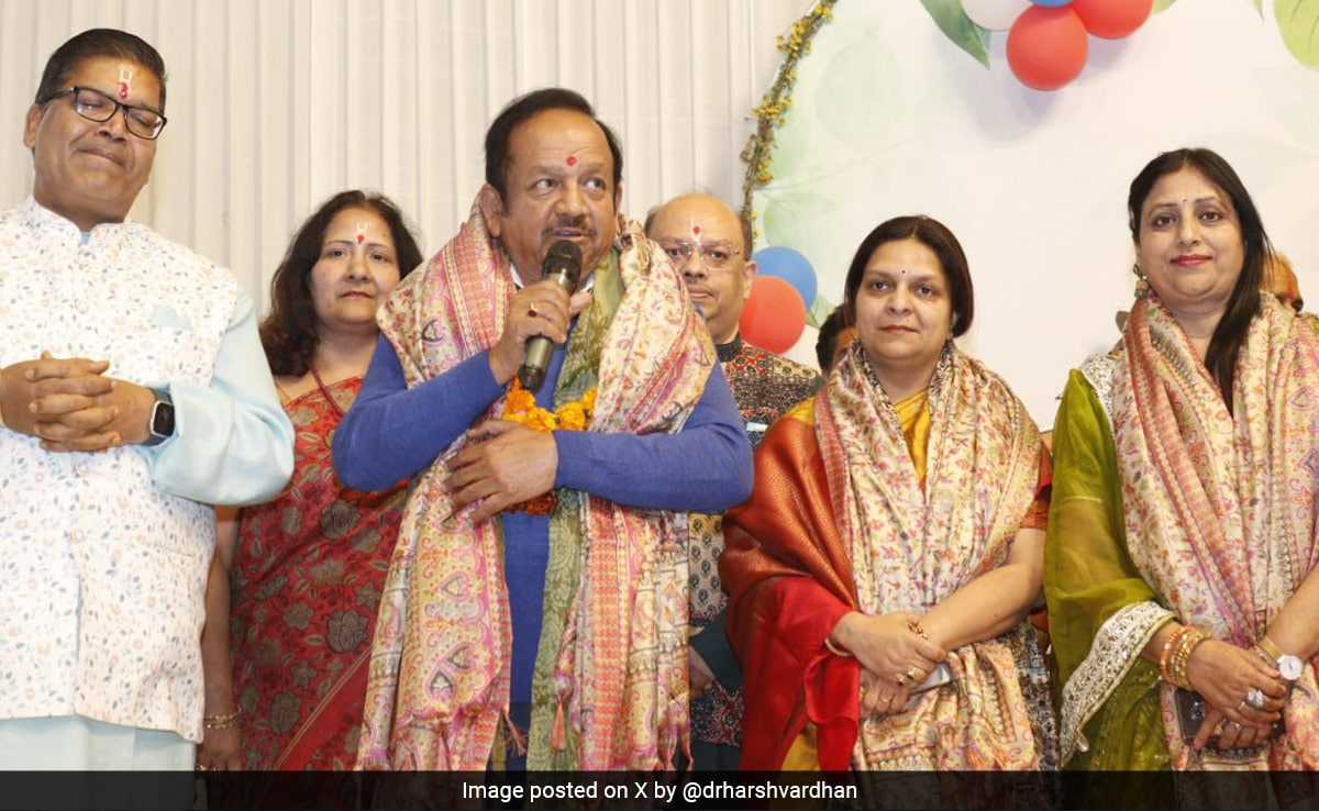 BJP's Harsh Vardhan, "Swayamsewak At Heart", Calls Time On 30-Year Career