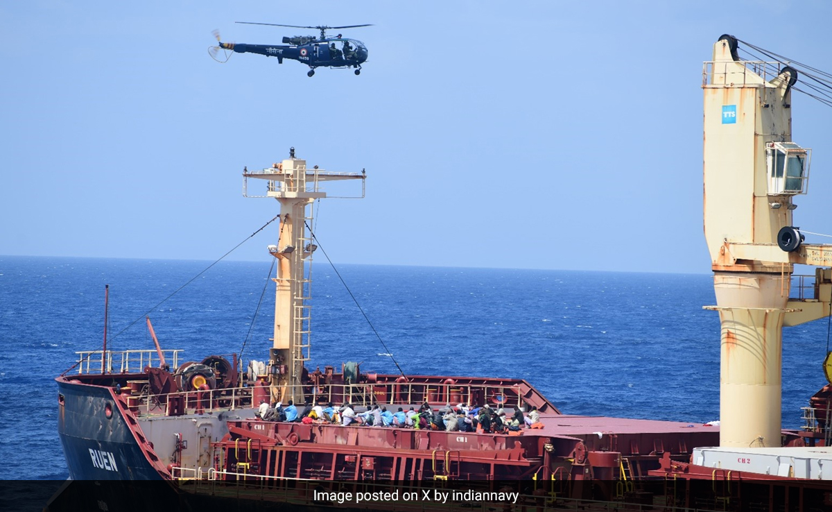 You are currently viewing Ships, Drones, Commandos: How Indian Navy Rescued Hijacked Vessel