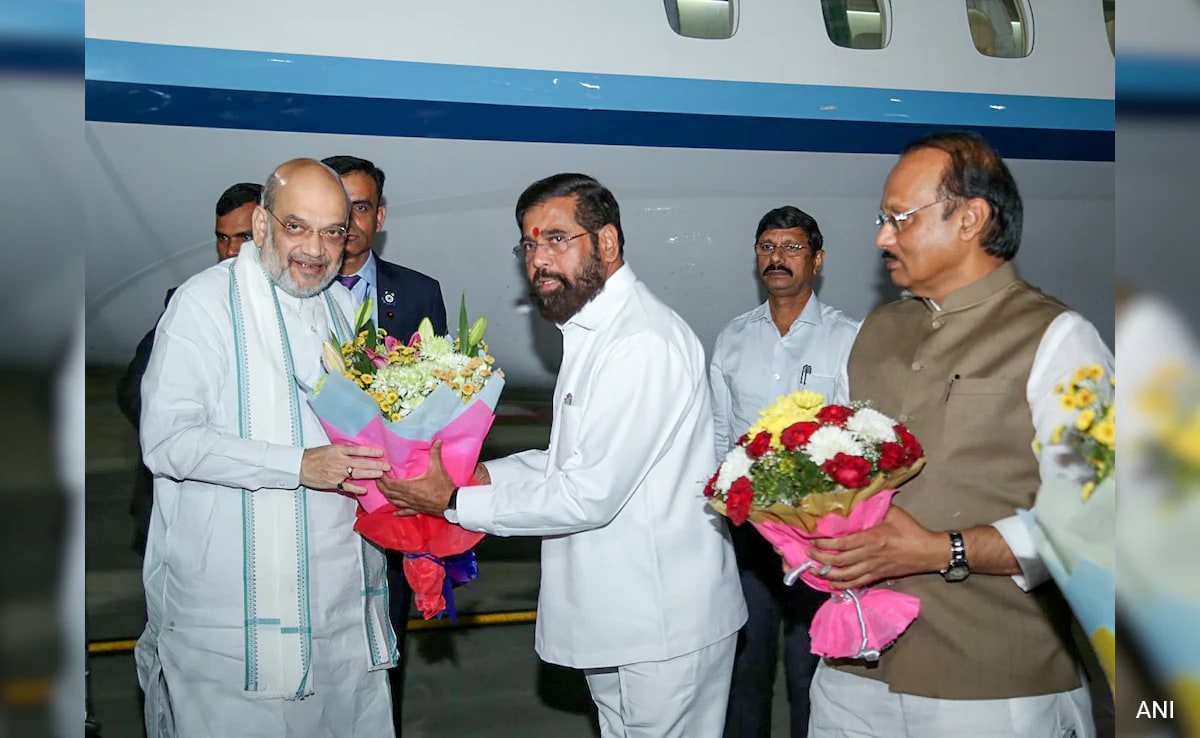 Read more about the article Amit Shah Holds Key Meeting With Eknath Shinde, Ajit Pawar In Mumbai