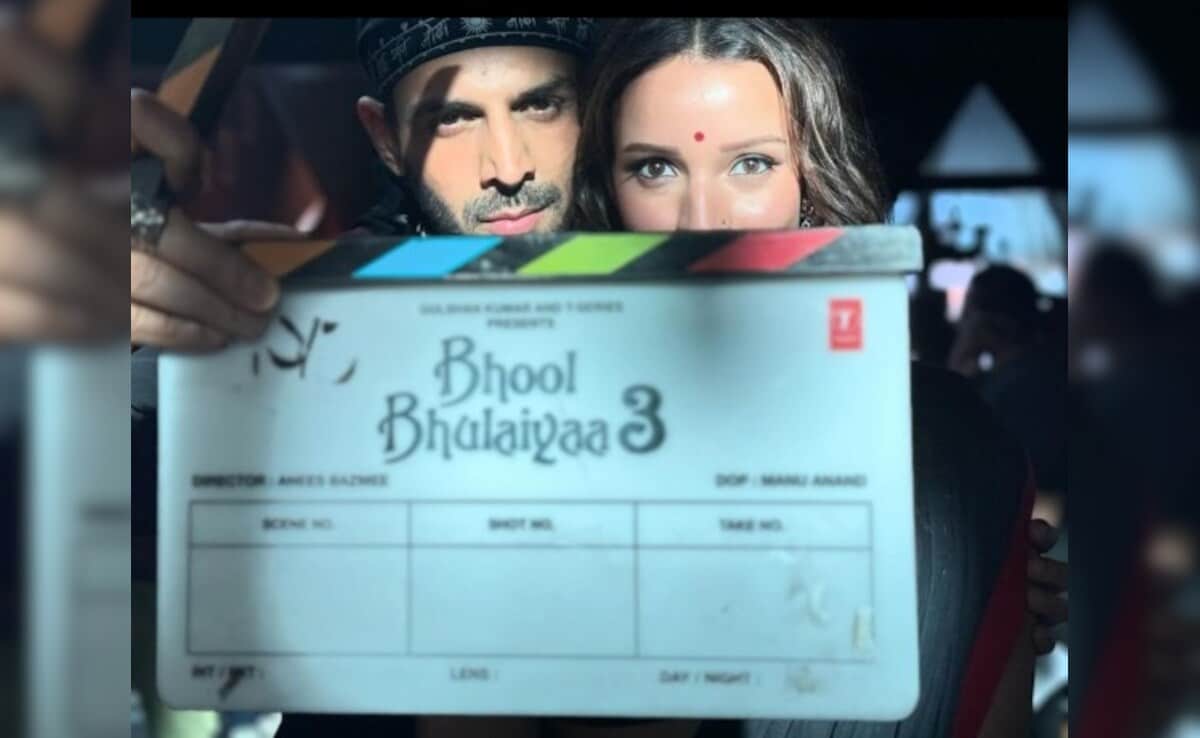 You are currently viewing Rooh Baba, Sorry, Kartik Aaryan Drops A Pic With Triptii Dimri From The Sets Of Bhool Bhulaiyaa 3